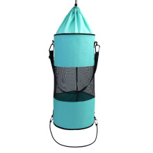 Boat Outdoor Garbage Storage LeakProof Mesh Rubbish Holder For Yacht And Kayak Blue