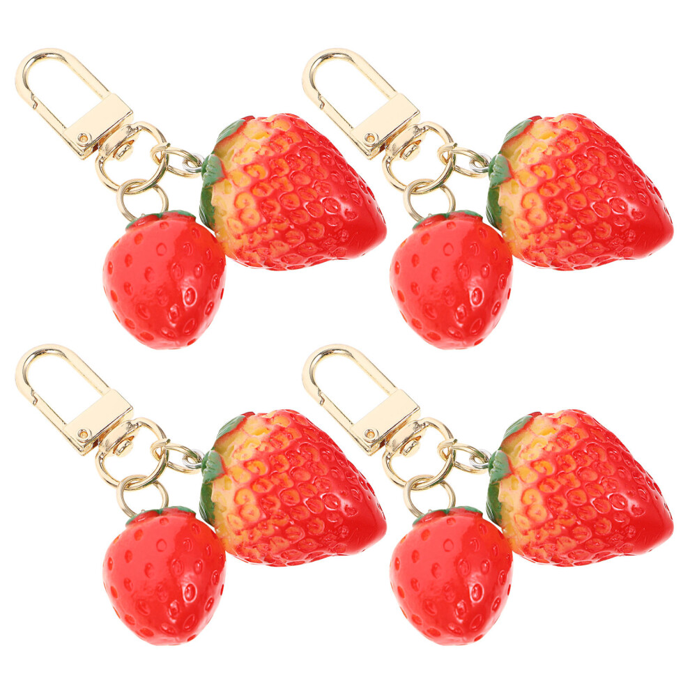 16 Aardbeien Figuur Hangsleutelhanger-image
