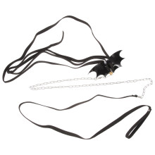 Small Animal Leash Vest Style Zwart Rvs Ketting 1 Set