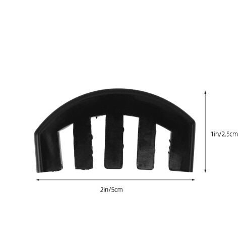Black Rubber Viool Demper Voor Optreden 1 Stuk 1