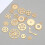 1 Pack Gouden Legering Steampunk Tandwiel Hanger Accessoire 9