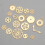 1 Pack Gouden Legering Steampunk Tandwiel Hanger Accessoire 2