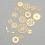 1 Pack Gouden Legering Steampunk Tandwiel Hanger Accessoire 3