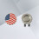 2 Stuks Golfbal Markeerder Amerikaanse 4