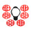 Golfbal Marker Golf Liner Markeringstool 8x5 Cm 1