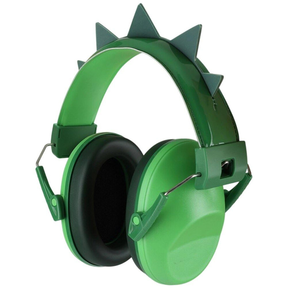 Noise Cancelling Headphones For Kids Adjustable Head Band Toddler Size Noise Reduction Ear Muffs Unisex Kids Green