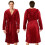 Hooded Badjas Terrydoek Rood 8