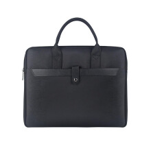 Conference Bag Canvas Zip Briefcase File Case 38x30x6 cm For Documents Business Handbag