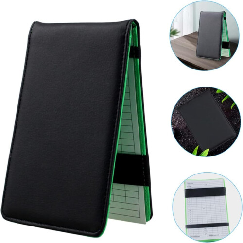 Portable Golf Score Notebook Flip Open Design Compact Size Lightweight Construction For Recording Golf Scorekeeping 2