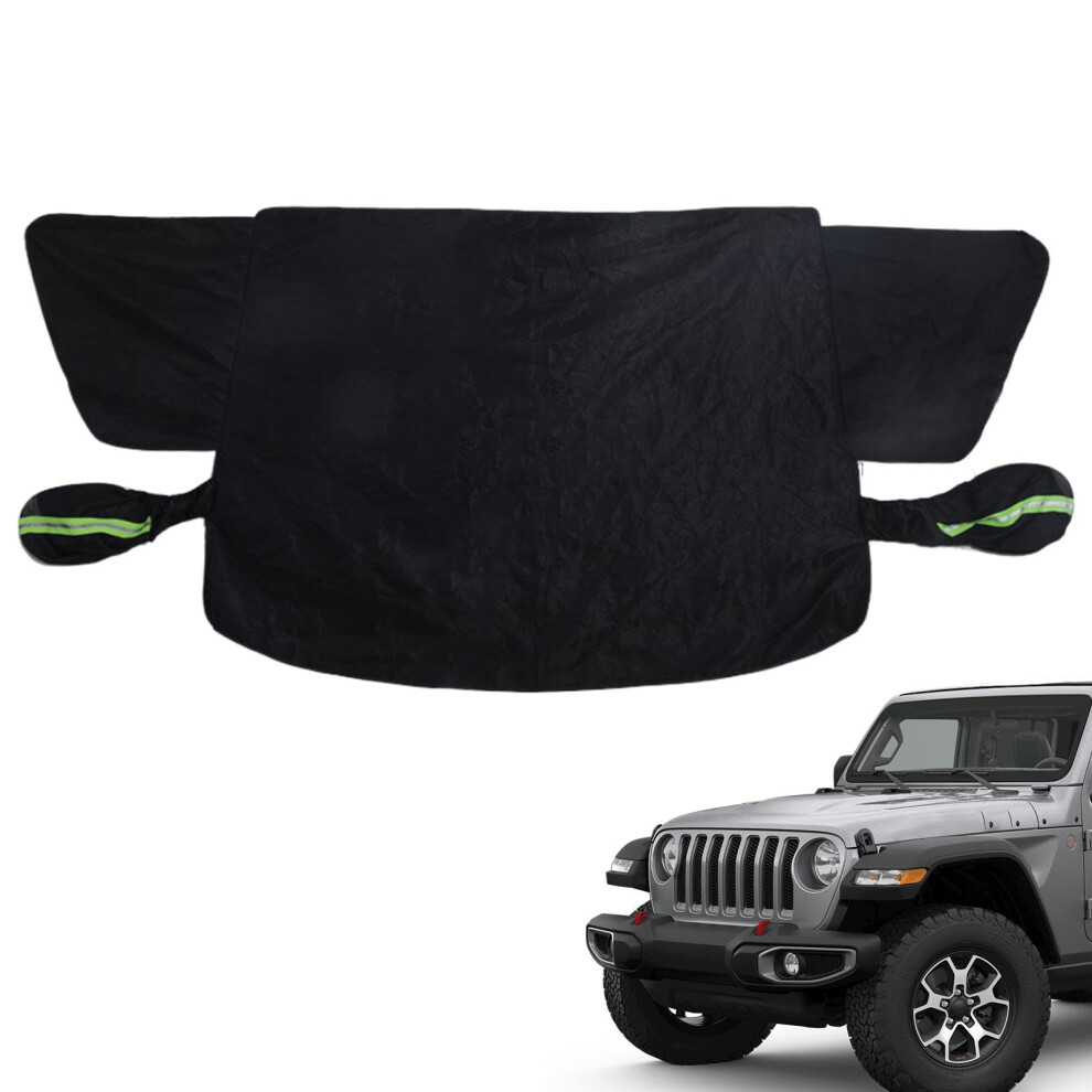 Car Windscreen Snow Cover For Suv, Universal Fit, Thickened Windscreen Cover, Sun Protection, Winter And Summer Shield 9016109381064