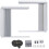 Adjustable AC Side Panel Kit With Frame Set For Window AC Units ABS+PVC Material Heat-Insulating Wind-Blocking Seal 5