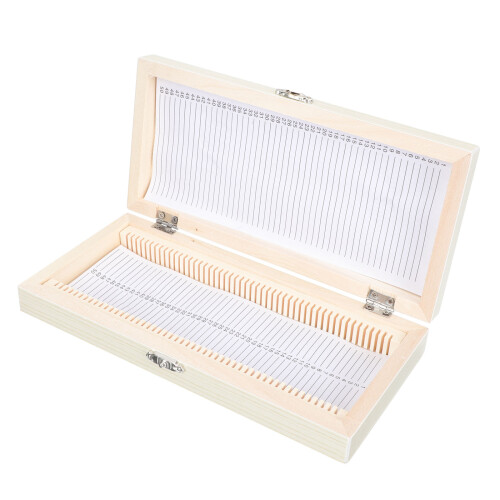 Microscope Slide Storage Box 9,1x4,2 Zoll 1