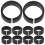 Masteelf 10 Kupfer Pex Crimp Ring Radkeil Zurrgurt Set Schwarz 11