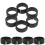 Masteelf 10 Kupfer Pex Crimp Ring Radkeil Zurrgurt Set Schwarz 8