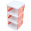 4Layer Practical Plastic Shoe Storage Rack for Hall and Balcony 1