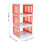 4Layer Practical Plastic Shoe Storage Rack for Hall and Balcony 2