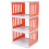 4Layer Practical Plastic Shoe Storage Rack for Hall and Balcony 9