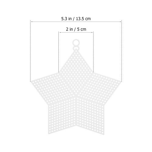 10 Stuks Rasterblad Canvas Mesh Voor Plastic Kantoor 1