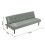 Living And Home Tufted Towelling Convertible Sofa Bed, Grey 6
