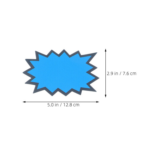 160 Explosieve Sticker Prijsaangifte 12,80X7,62X0,10Cm 1