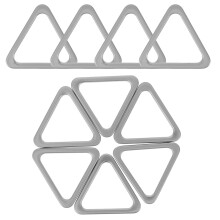 Metalen Driehoekringen Driehoekvormige Sluitingen 10 Stuks