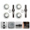 2Ensembles Extensions En Rapide Couleurs Variées Pour Outils 6