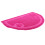 Cat Litter Pads Litter Mat Half-Round Rose Rood 1 6