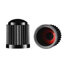Air Valve Cap Reusable Plastic Bicycle Tire Valve Cap 10 Pack Black