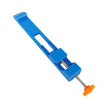 Adjustable Cutting Machine Base Guide Circular Saw Milling Positioning Clamp Orange Color 29.5x4x2.9cm