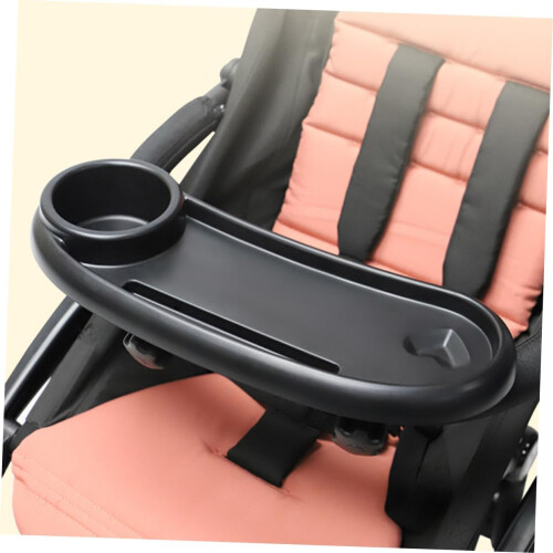 Dinner Plate Armrest Removable Stroller Tray Detachable Plastic Snack Tray Drinks Holder For Pram Compatible With Prams 1