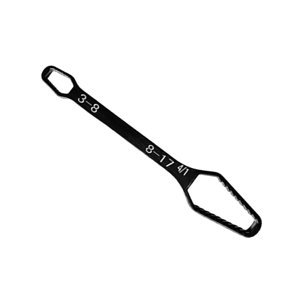 Tool Steel Double Headed Spanner Wrench 8-17Mm Auto-Tightening For Professionals And Diyers 9016109382511