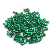 Spoke Nipple Replacement 50 Pcs 14G (2mm) Metal Green Nipples For Mountain Bike