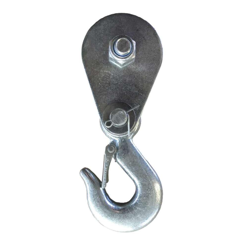 Electric Winch Hook Lifting Pulley Hoist Block Clip For Rope, Atv/Utv Compatible, 1000 Kg Capacity 9354506256180