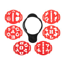 Golfballmarker Golflineal Markierhilfe 8x5 Cm