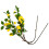 2Pcs Artificial Lemon Branch Vase Pick Yellow Plastic Decor Ornament 1