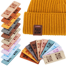 50Stk Handgemachte Kleidungsetiketten Made With Love Für Strickwaren