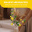 2Pcs Artificial Lemon Branch Vase Pick Yellow Plastic Decor Ornament 9