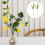 2Pcs Artificial Lemon Branch Vase Pick Yellow Plastic Decor Ornament 5