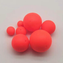 10 Pcs Of 15mm Fishing Floats Foam Buoys For Night And Deep Water Identification Type B Red For Various Fishing Types