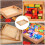 Guangmc Kinder Servierblad Met Handvat Speelgoed Organizer 10