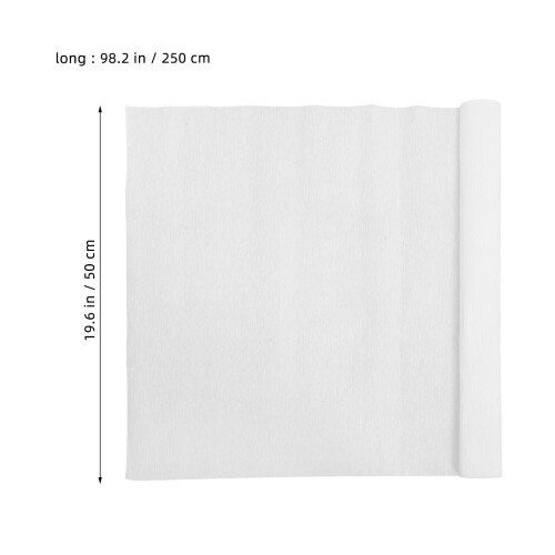 Raindrops Crepepapier Voor Knutselen Wit 1 Rol 2