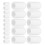 20 Stuks Drumstok Tips Siliconen Oefenpad Wit 4