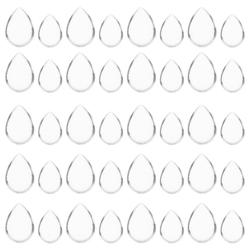 60 Stuks Drop Ring Decoratie Plat Achterkant Flatback 2