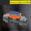 Water Flow Meter DN15-DN50 PVC, Battery Powered Digital Inline Liquid Flow Sensor For Water Irrigation Sewage 5