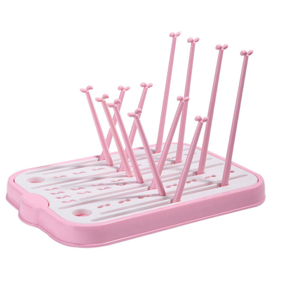 Foldable Bottle Drying Rack Milk Bottle Organizer PP Material Sturdy Safe Multi Functional Stand