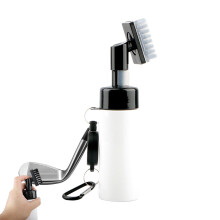 Brush Golf Clubs Portable Cleaning Brush Dispenser Built-In Water Spray Anti-Loss Tool For Irons And Woods