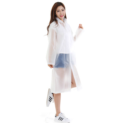 2 Transparante Regenjas Poncho Kamperen