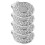 4Pièces Accessoires Golf De Métallique Argent 8