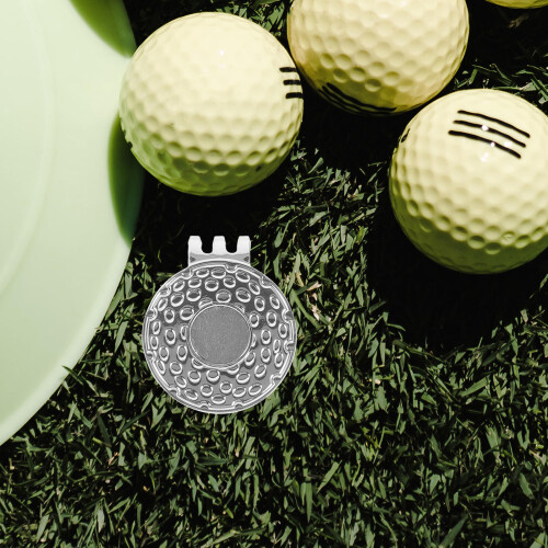 4Pièces Accessoires Golf De Métallique Argent 1