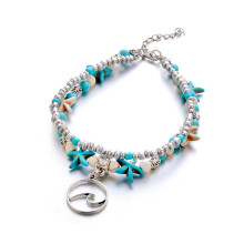 Sea Star Turtle Enkelband Vrouwen Casual Comfortabele Voetketting